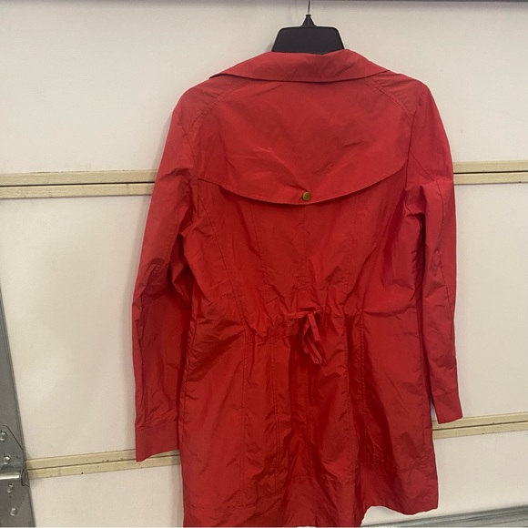 Cole Haan Raincoat  jacket Size m color coral - Picture 7 of 11